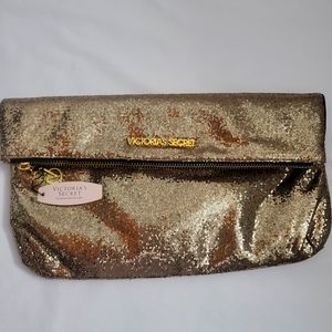 Victoria's Secret Glitter Gold Clutch